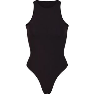 Skims FITS EVERYBODY HIGH NECK BODYSUIT in Onyx